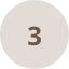 Zahl drei Symbol